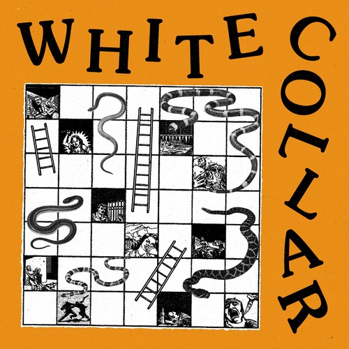 White collar - white,